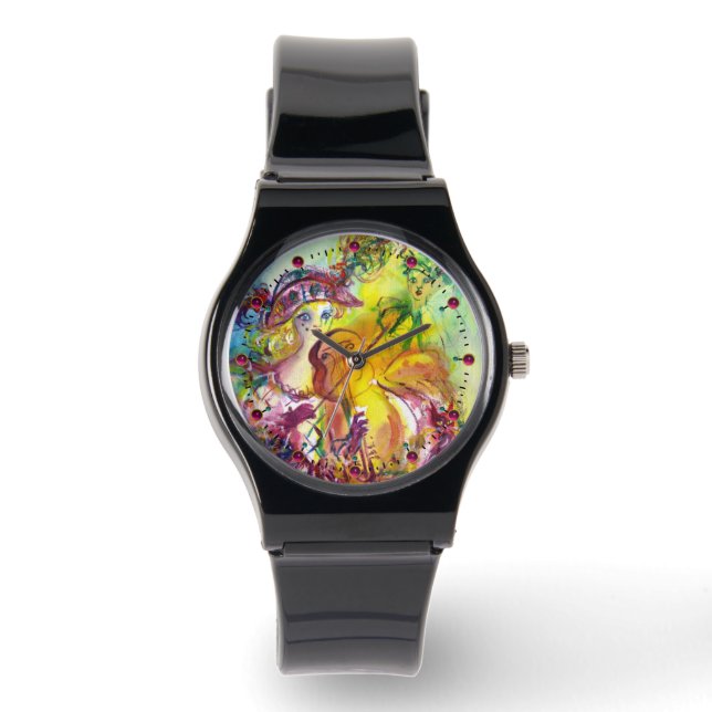 Reloj De Pulsera ARLECCHINA VIOLINISTA / Noche de Carnaval venecian (Anverso)