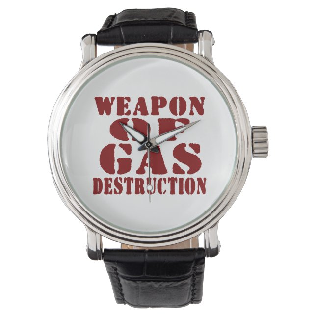Reloj De Pulsera Arma De Destrucción De Gas (Anverso)