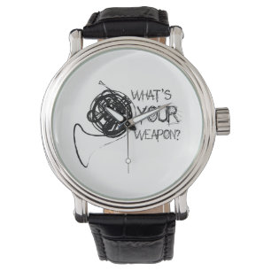 Reloj De Pulsera Arma del Cuerno Francés