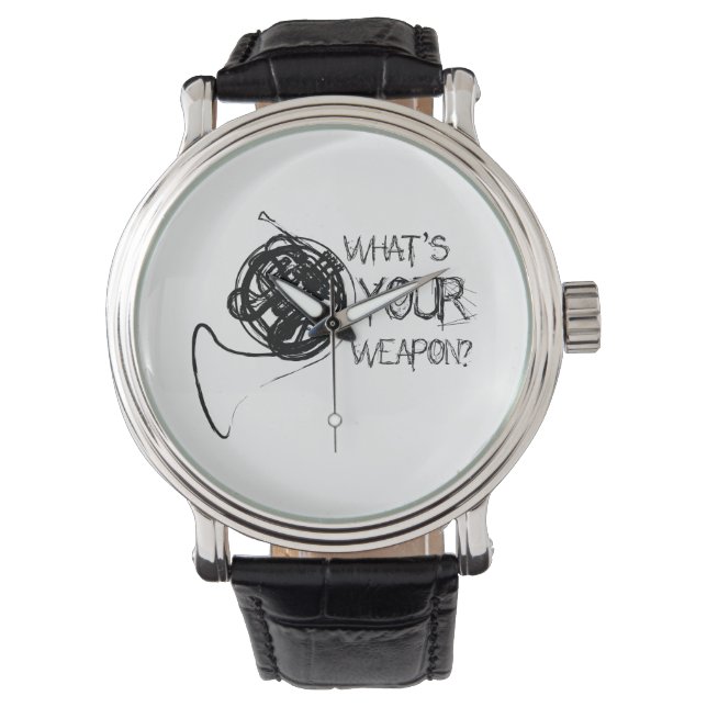 Reloj De Pulsera Arma del Cuerno Francés (Anverso)