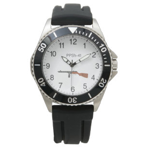 Reloj De Pulsera Arma submáquina soviética PPSh-41