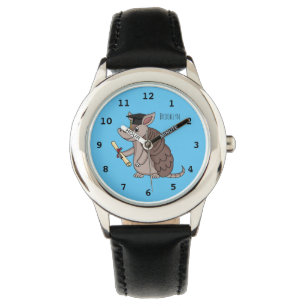 Reloj De Pulsera Armadillo cúbico con personalizado de tapón de gra
