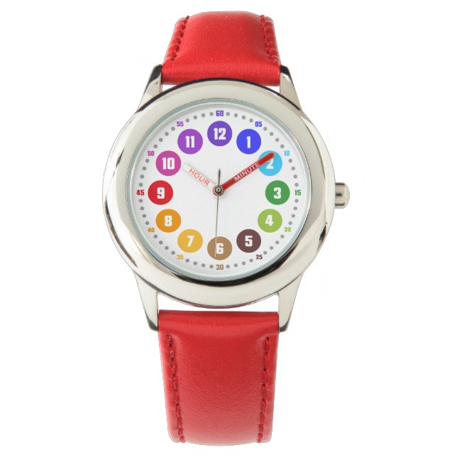 Reloj De Pulsera Armbanduhr rainbowatch Lernuhr K12-AU-EU (Anverso)