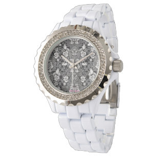 Reloj De Pulsera Armonía floral de encaje