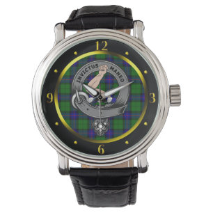 Reloj De Pulsera Armstrong Clan Badge & Tartán