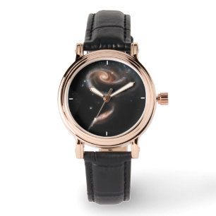 Reloj De Pulsera Arp 273 Interactuando Galaxias En Andromeda.