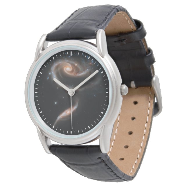 Reloj De Pulsera Arp 273 Interactuando Galaxias En Andromeda. (Angular)