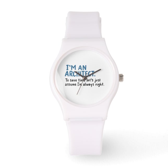 Reloj De Pulsera Arquitecto - Soy arquitecto (Anverso)