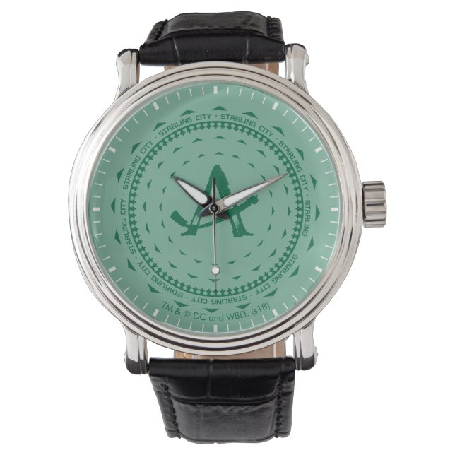 Reloj De Pulsera Arrow | Starling City Arrow Logo (Anverso)