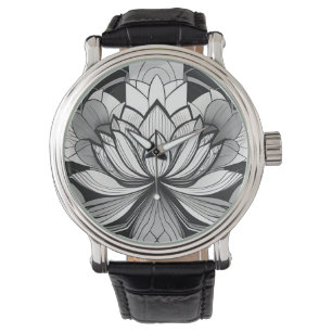 Reloj De Pulsera Art Deco Lotus eWatch
