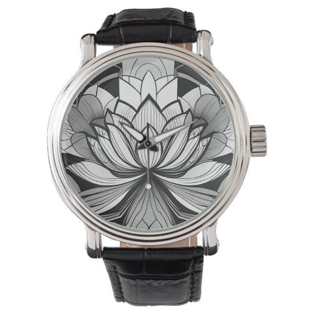 Reloj De Pulsera Art Deco Lotus eWatch (Anverso)
