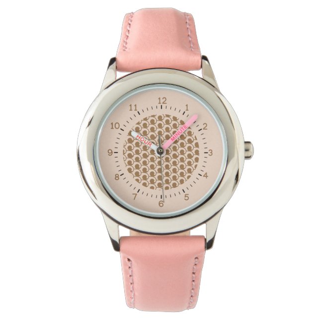 Reloj De Pulsera Art Decó Rosa (Anverso)