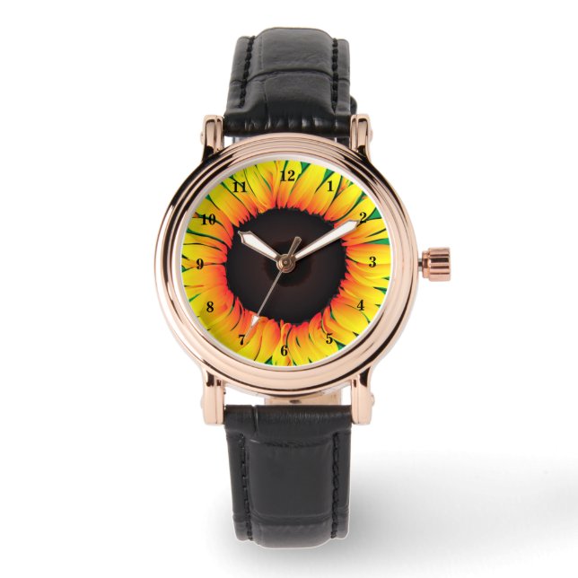 Reloj De Pulsera Art Sunflower - Sunshine (Anverso)