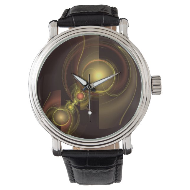 Reloj De Pulsera Arte abstracto de conexión íntima (Anverso)