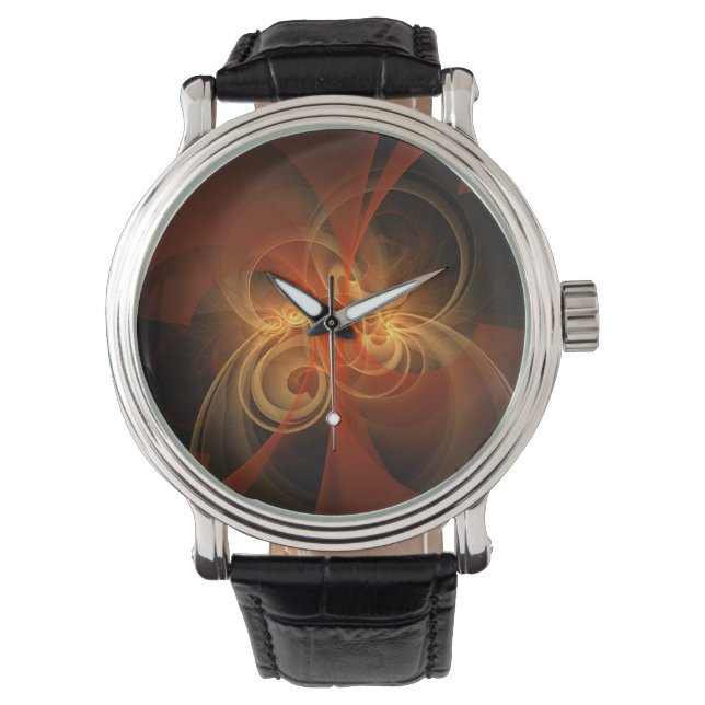 Reloj De Pulsera Arte abstracto de magia matutina (Anverso)