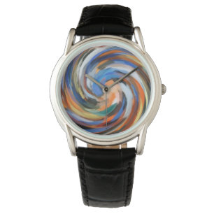 Reloj De Pulsera Arte abstracto de remolino moderno #38