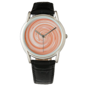Reloj De Pulsera Arte abstracto moderno de remolino #4