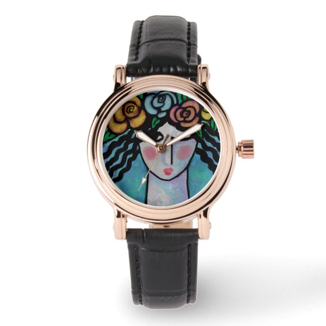 Reloj De Pulsera Arte abstracto original (Anverso)