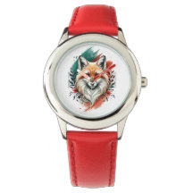 Arte acuarela - Elegante Mystic Fox eWatch