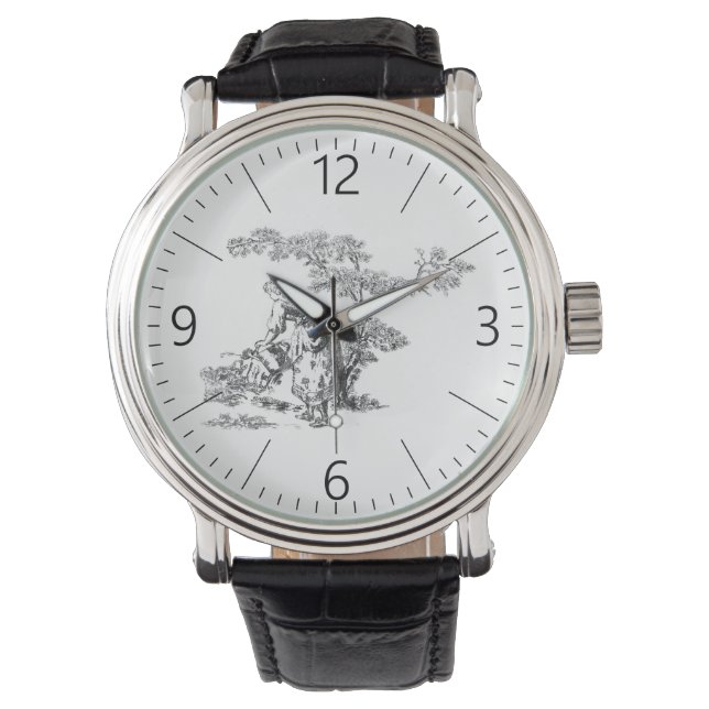 Reloj De Pulsera Arte antiguo rural (Anverso)