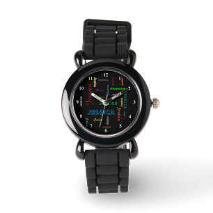 Reloj De Pulsera Arte brillante personalizado del subterráneo del