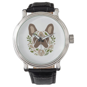 Reloj De Pulsera Arte Bulldog francés