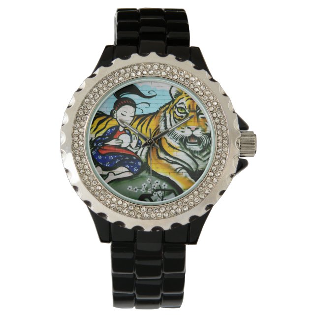 Reloj De Pulsera Arte callejero de graffiti urbano (Anverso)
