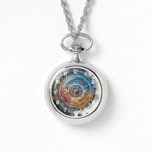 Reloj De Pulsera Arte cósmico estilo Batik futurista - Diseño espac