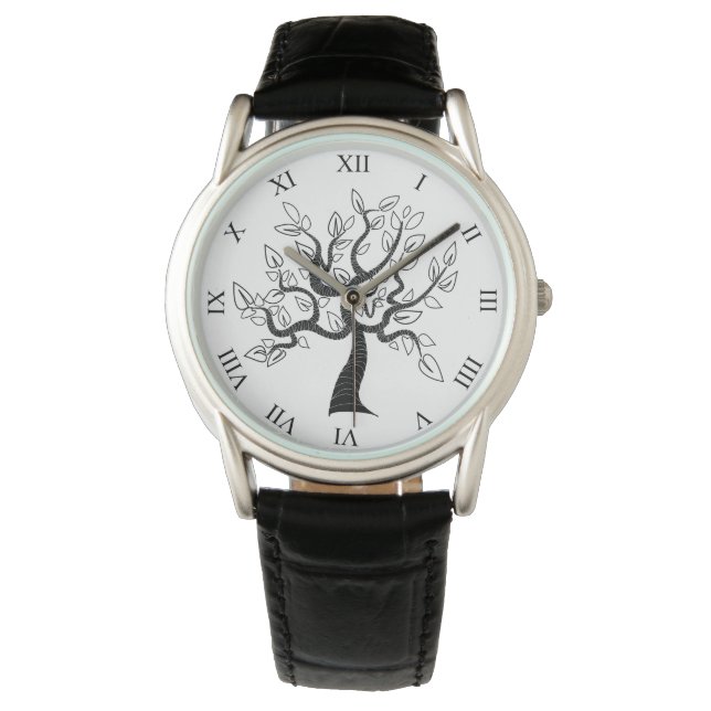Reloj De Pulsera Arte de árbol de la vida (Anverso)