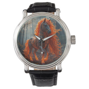 Reloj De Pulsera 🔥 Arte de Caballo Fiero Para Estilo Audaz ⌚