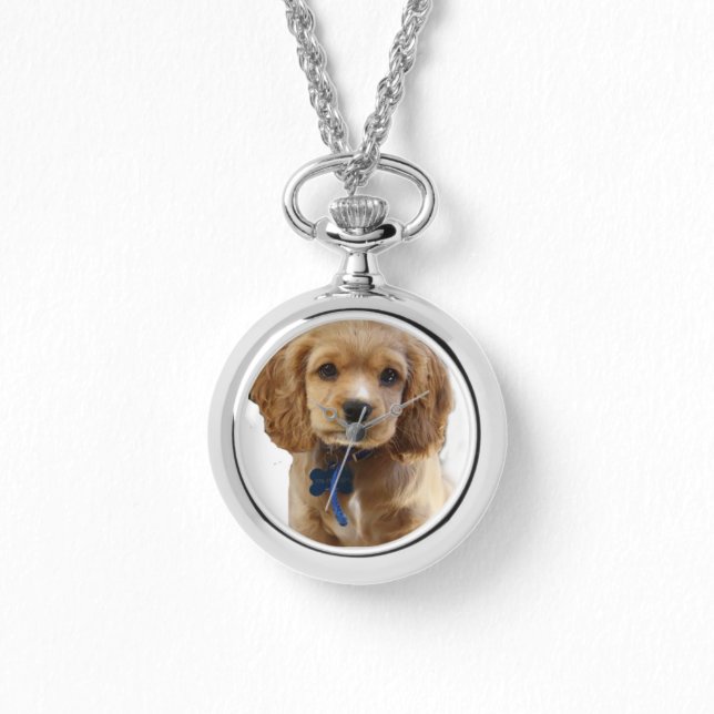 Reloj De Pulsera Arte de cachorros (Anverso)