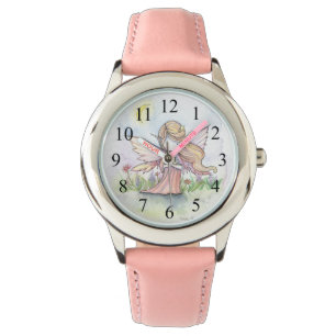 Reloj De Pulsera Arte de fantasía de hada linda pequeña