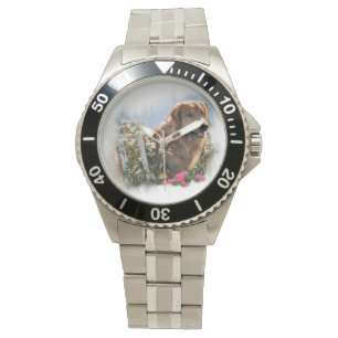 Reloj De Pulsera Arte de Golden Retriever