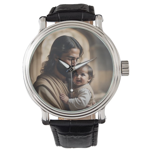 Reloj De Pulsera Arte de Jesús (Anverso)