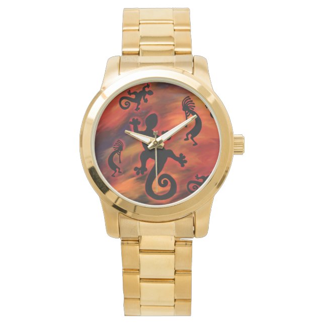 RELOJ DE PULSERA ARTE DE KOKOPELLI (Anverso)