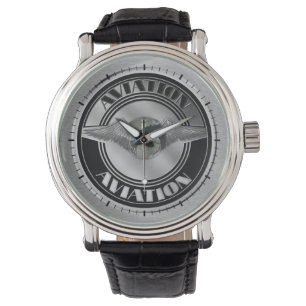 Reloj De Pulsera Arte de la aviación del vintage