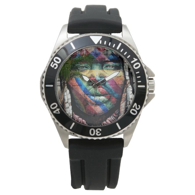 Reloj De Pulsera Arte de la tribu de graffiti (Anverso)