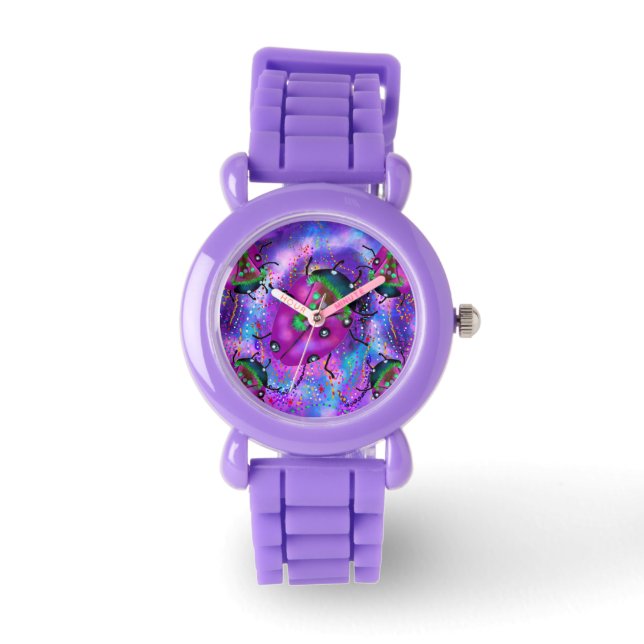 RELOJ DE PULSERA ARTE DE LADYBUG (Anverso)