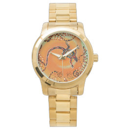 RELOJ DE PULSERA ARTE DE LAGARTO DE AUSTRALIA      