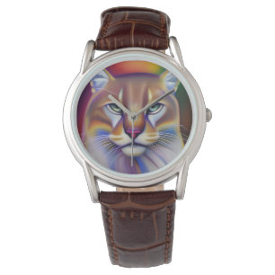 Reloj De Pulsera Arte de león de montaña