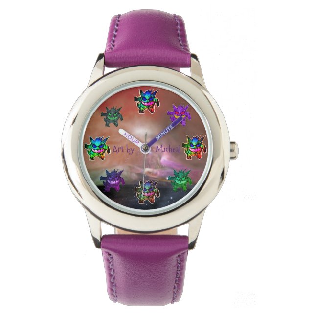Reloj De Pulsera Arte de Micheal Watch (Anverso)
