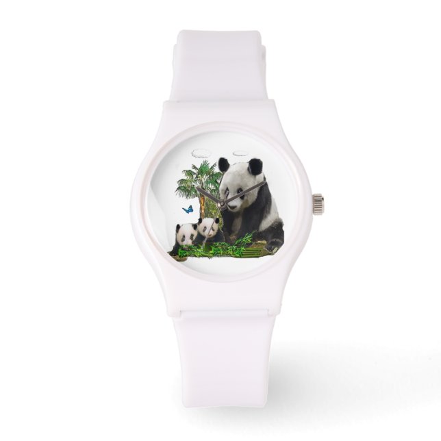 Reloj De Pulsera Arte de oso panda (Anverso)