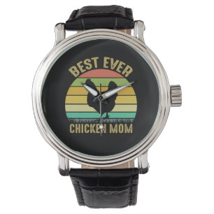 Reloj De Pulsera Arte de pollo el mejor de todos los tiempos Mamá p