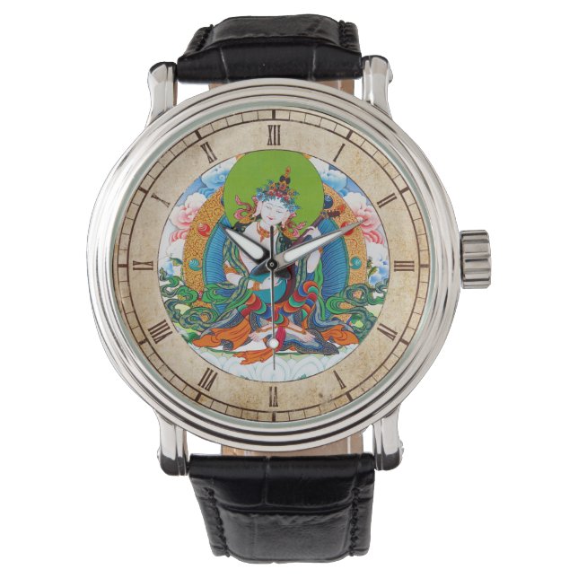 Reloj De Pulsera arte de tatuajes de dios del tibetano oriental de  (Anverso)