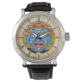 Reloj De Pulsera arte de tatuajes de dios del tibetano oriental de 