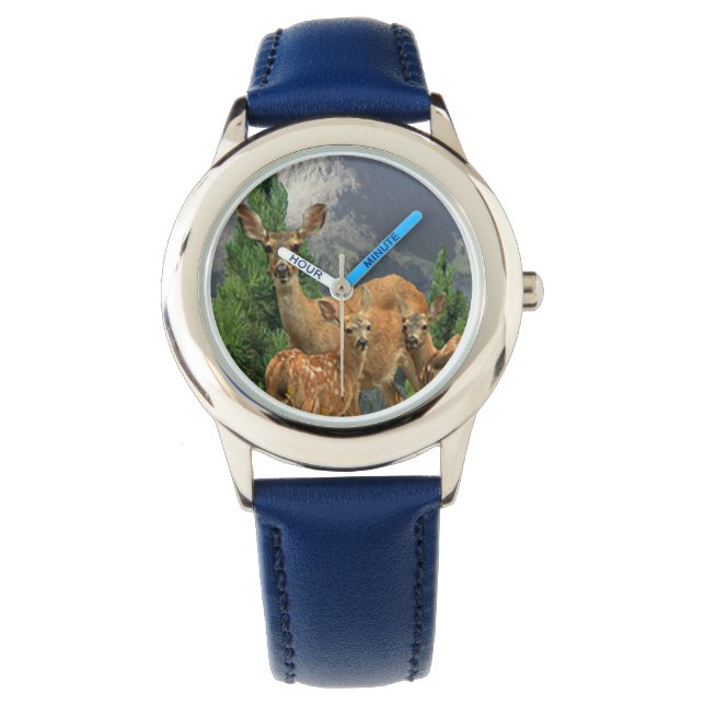 Reloj De Pulsera Arte de venado (Anverso)