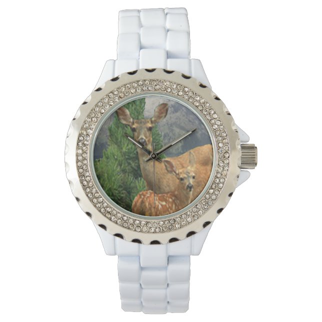 Reloj De Pulsera Arte de venado (Anverso)