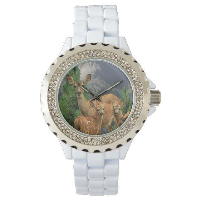 Reloj De Pulsera Arte de venado (Anverso)