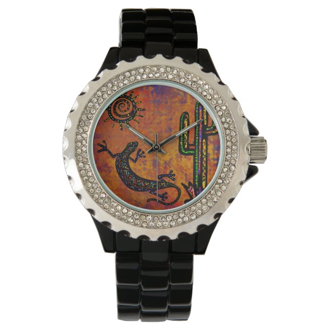 Reloj De Pulsera Arte del desierto de Arizona (Anverso)