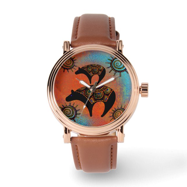Reloj De Pulsera Arte del desierto de Arizona (Anverso)
